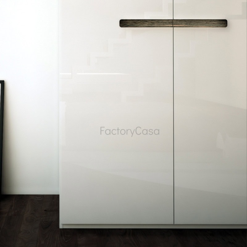 Ανοιγόμενη ντουλάπα 6φυλλη laccato ( gloss με οριζόντιες λαβές )