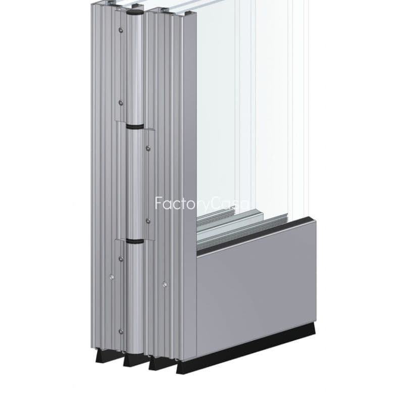 Πτυσσόμενα με μονά τζάμια και μεντεσέ f 100 h