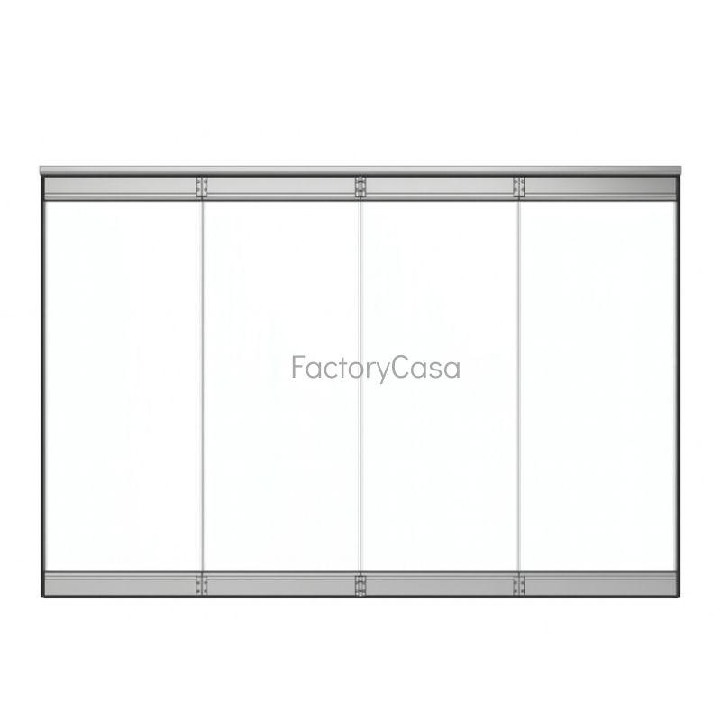 Πτυσσόμενα με μονά τζάμια και μεντεσέ f 100 h