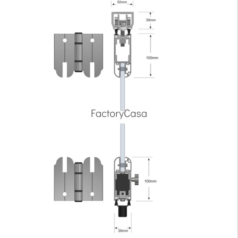 Πτυσσόμενα με μονά τζάμια και μεντεσέ f 100 h