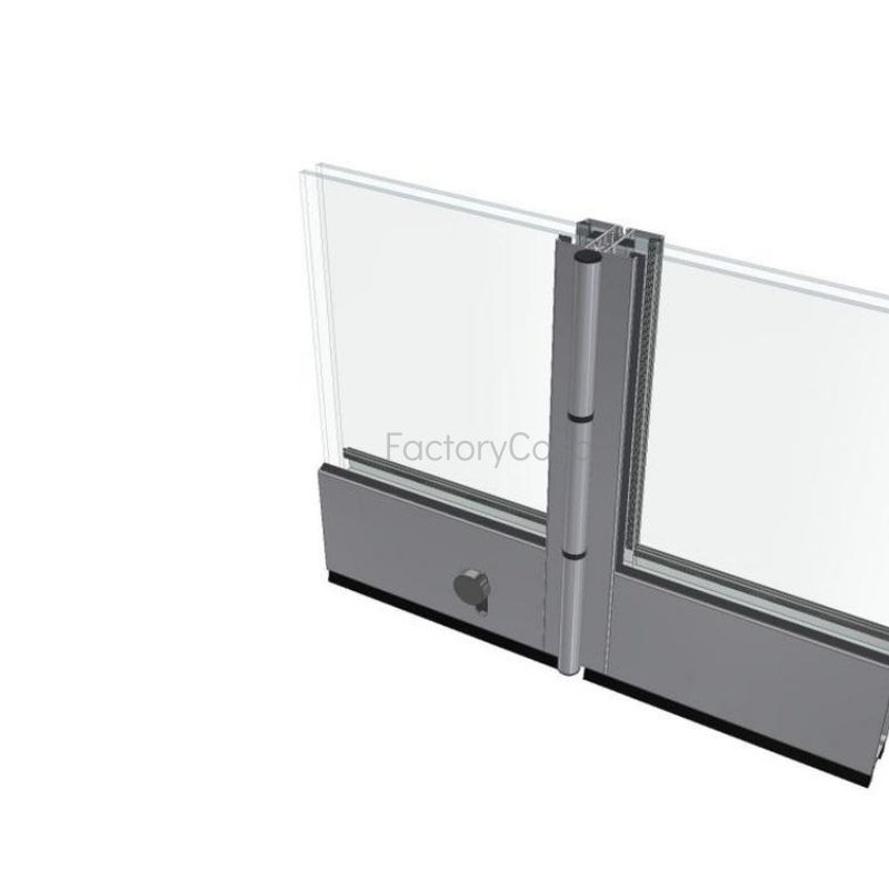 Πτυσσόμενα με διπλά τζάμια και μεντεσέ f 300 Η