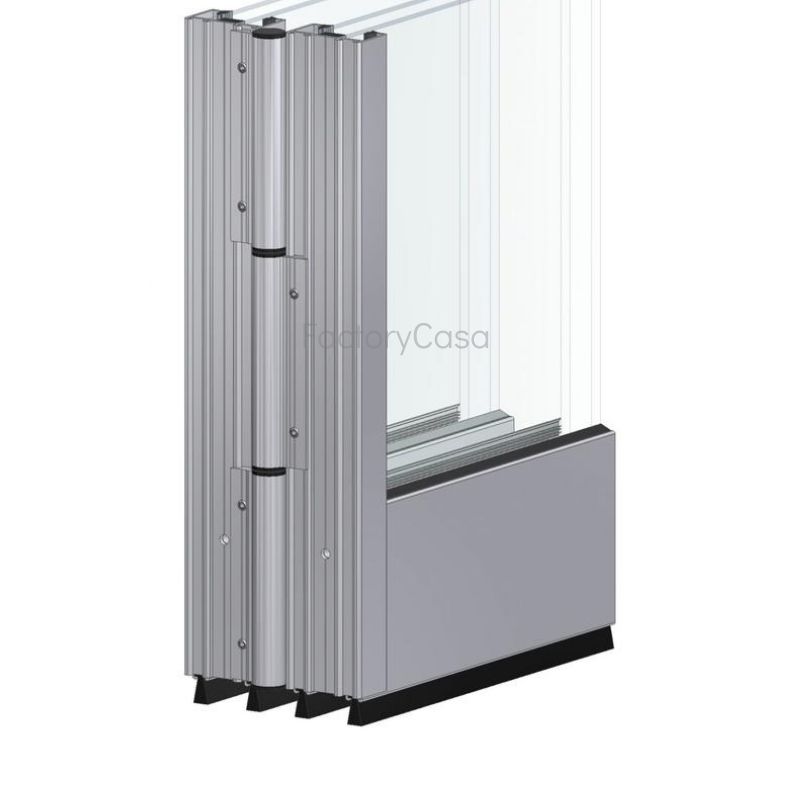 Πτυσσόμενα με διπλά τζάμια και μεντεσέ f 300 Η