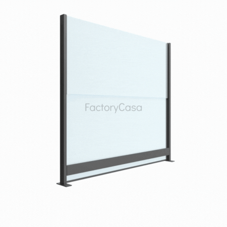 Πτυσσόμενος Ανεμοφράκτης με Σταθερή Βάση