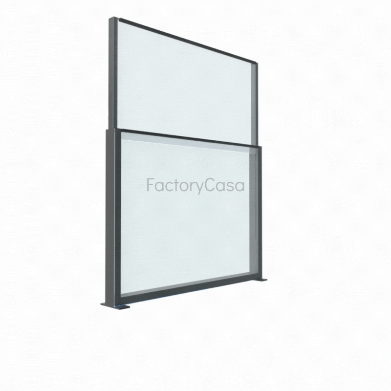 Πτυσσόμενος Ανεμοφράκτης με Σταθερή Βάση και Πλαίσιο